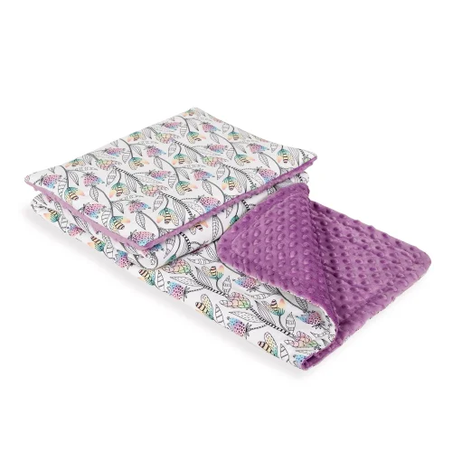 Baby blanket (75x100) + pillow (30x40) Flower Power