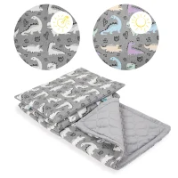 Baby blanket (75x100) + pillow (30x40) Candy Andy Dino