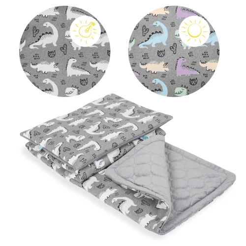 Baby blanket (75x100) + pillow (30x40) Candy Andy Dino