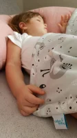 Baby blanket (75x100) + pillow (30x40) Lolly Polly Peacock