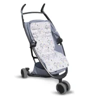 Double-sided stroller liner (33x85) Lolly Polly Peacock