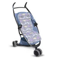 Double-sided stroller liner (33x85) Candy Andy Dino