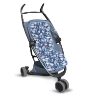 Double-sided stroller liner (33x85) Butterflies