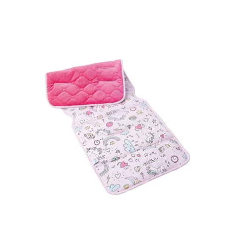 Double-sided stroller liner (33x85) French Unicorn
