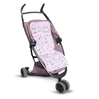 Double-sided stroller liner (33x85) French Unicorn