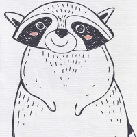 Przewijak miękki mały (50x70) Raccoon