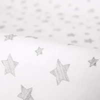 Pokrowiec na przewijak (50x70-80) 2 szt. Light grey + Grey Stars