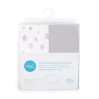 Pokrowiec na przewijak (50x70-80) 2 szt. Light grey + Grey Stars