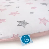 Pokrowiec na przewijak miękki (50x70) 2 szt. Grey Stars + Pink Stars