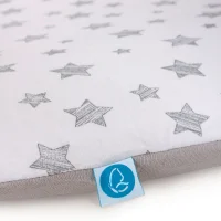 Pokrowiec na przewijak miękki (50x70) 2 szt. Grey Stars + Pink Stars