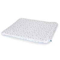 Pokrowiec na przewijak miękki (85x72) 2 szt. Grey Stars + Blue Stars