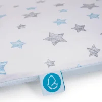 Pokrowiec na przewijak miękki (85x72) 2 szt. Grey Stars + Blue Stars