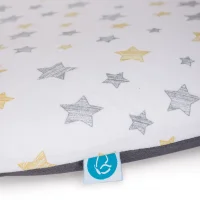 Pokrowiec na przewijak miękki (85x72) 2 szt. Grey Stars + Yellow Stars