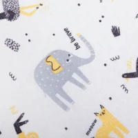 Prześcieradło Jersey z gumką (120x60) Elephant