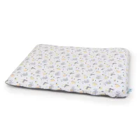 Pokrowiec na przewijak miękki (85x72) 2 szt. Dark grey, Elephant + Light grey, Elephant