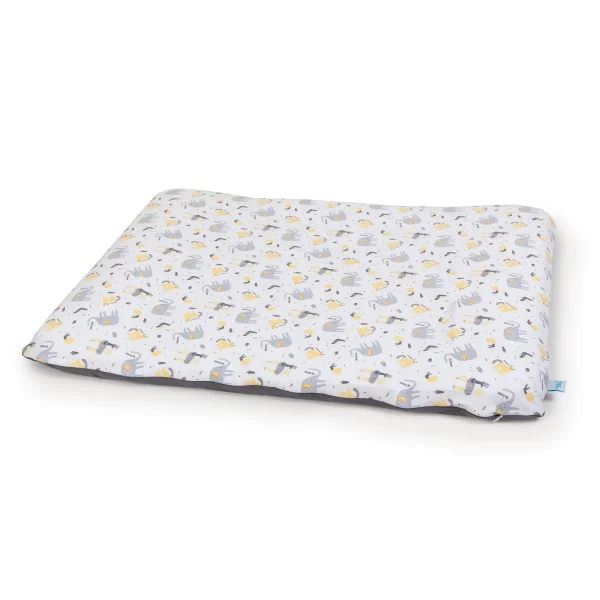 Pokrowiec na przewijak miękki (85x72) 2 szt. Dark grey, Elephant + Light grey, Elephant
