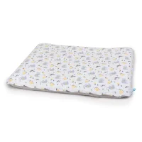 Pokrowiec na przewijak miękki (85x72) 2 szt. Dark grey, Elephant + Light grey, Elephant