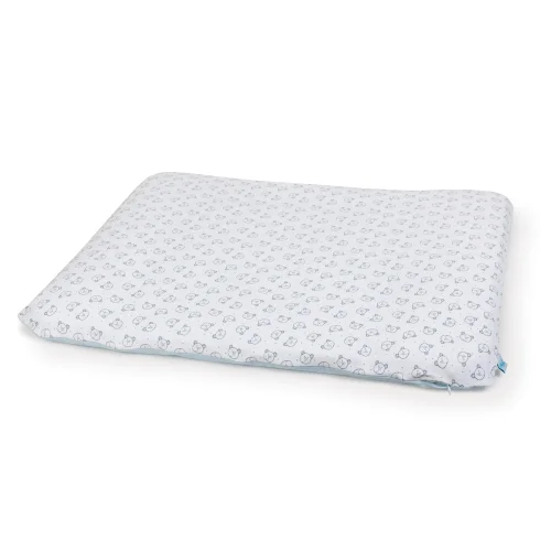 Pokrowiec na przewijak miękki (85x72) 2 szt. Blue, Teddy Bear + Light grey, Teddy Bear