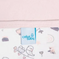 Kocyk dziecięcy (90x100) Candy pink + Bird World