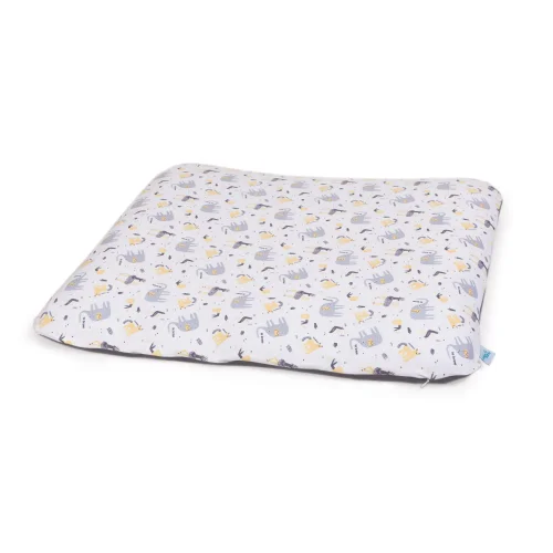 Pokrowiec na przewijak miękki (75x72) 2 szt. Dark grey, Elephant + Light grey, Elephant