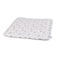Pokrowiec na przewijak miękki (75x72) 2 szt. Dark grey, Elephant + Light grey, Elephant