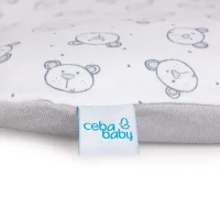 Pokrowiec na przewijak miękki (75x72) 2 szt. Blue, Teddy Bear + Light grey, Teddy Bear