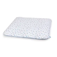 Pokrowiec na przewijak miękki (75x72) 2 szt. Grey Stars, Light grey + Blue Stars, Blue