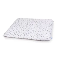 Pokrowiec na przewijak miękki (75x72) 2 szt. Grey Stars, Light grey + Pink Stars, Pink