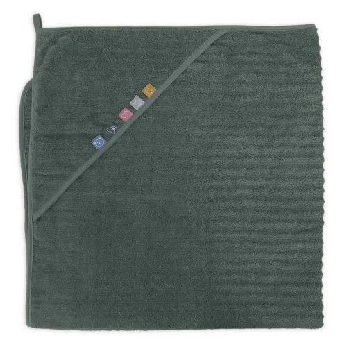 Ręcznik dla niemowlaka Emerald Wave Line 100x100 Ceba Baby
