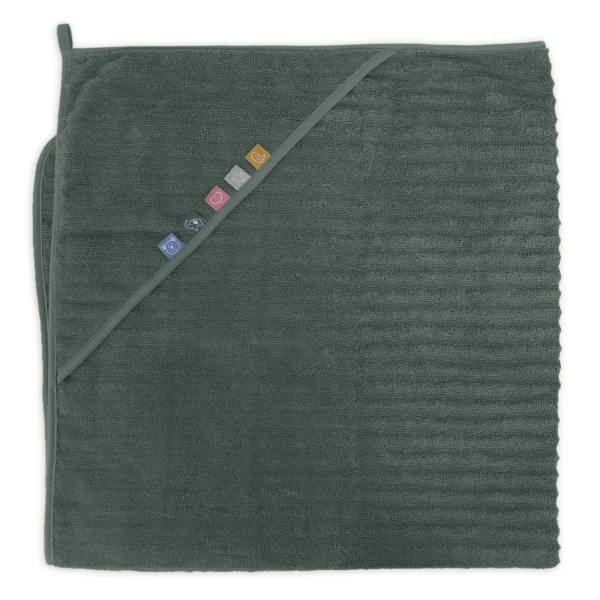 Ręcznik dla niemowlaka Emerald Wave Line 100x100 Ceba Baby