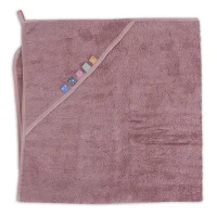 Ręcznik dla niemowlaka Rose Tan EcoVero Line 100x100 Ceba Baby