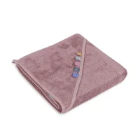 Ręcznik dla niemowlaka Rose Tan EcoVero Line 100x100 Ceba Baby