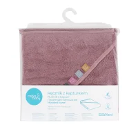 Ręcznik dla niemowlaka Rose Tan EcoVero Line 100x100 Ceba Baby