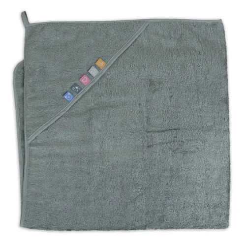 Ręcznik dla niemowlaka Green Milieu EcoVero Line 100x100 Ceba Baby