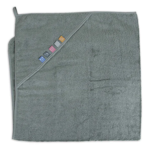 Ręcznik dla niemowlaka Green Milieu EcoVero Line 100x100 Ceba Baby