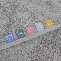 Ręcznik dla niemowlaka Drizzle EcoVero Line 100x100 Ceba Baby