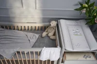Przewijak Miękki Mały Zebra Szara 50x70 Ceba Baby