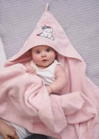 Hooded towel Unicorn 100x100 Ceba Baby