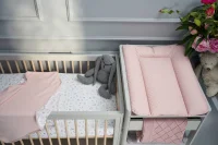 Soft changing mat small 50x70 CARO Pink