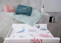 Ręcznik dla niemowlaka Malibu Wave Line 100x100 Ceba Baby