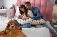 Ręcznik dla niemowlaka Peru Wave Line 100x100 Ceba Baby