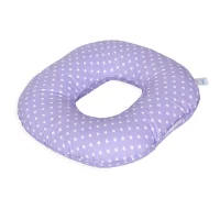 Postpartum donut cushion White dots on purple