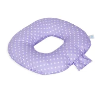 Postpartum donut cushion White dots on purple