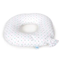 Postpartum donut cushion Dots green-orange