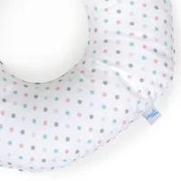 Postpartum donut cushion Dots green-orange