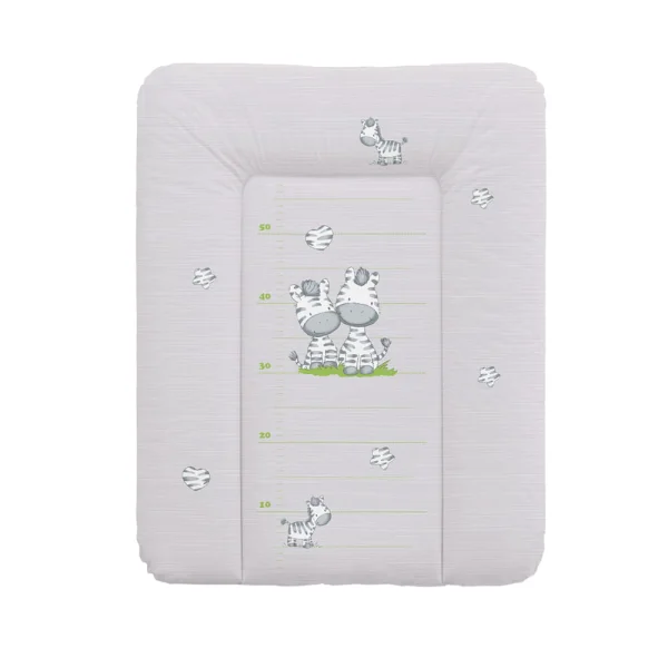Przewijak Miękki Mały Zebra Szara 50x70 Ceba Baby