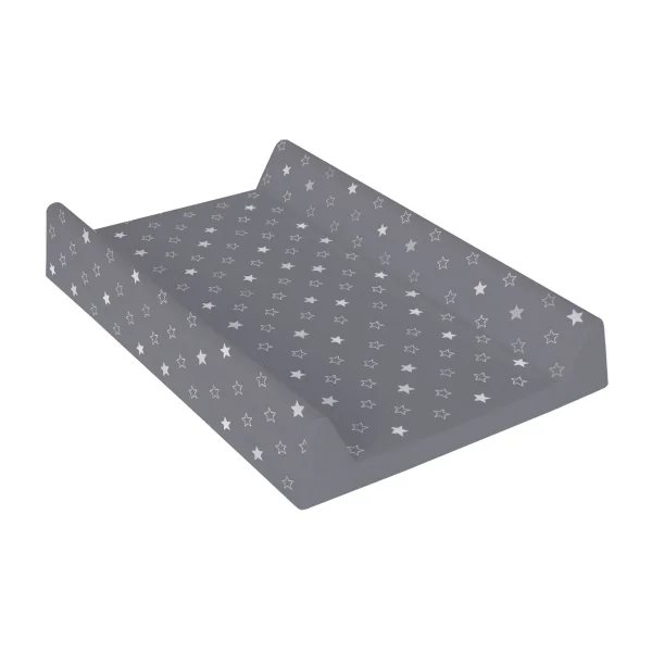 Hard changing mat short (50x70) Comfort Stars dark grey