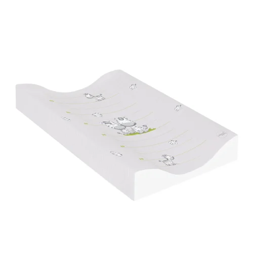 Przewijak miękki profilowany COSY (48x70) Zebra szara