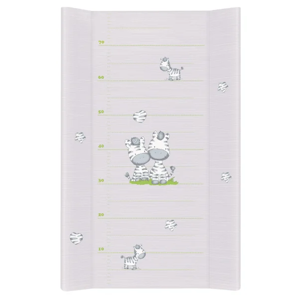 Przewijak twardy długi (50x80) Comfort Zebra szara