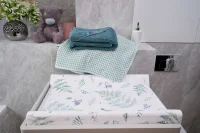 Hard changing mat short (50x70) Comfort Stars dark grey
